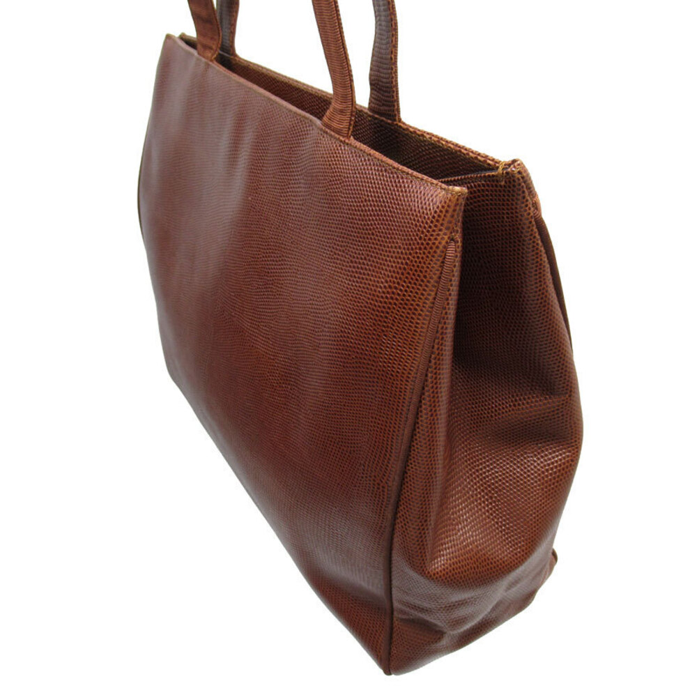Salvatore Ferragamo bag shoulder leather brown embossed gold Vara Brown Gold